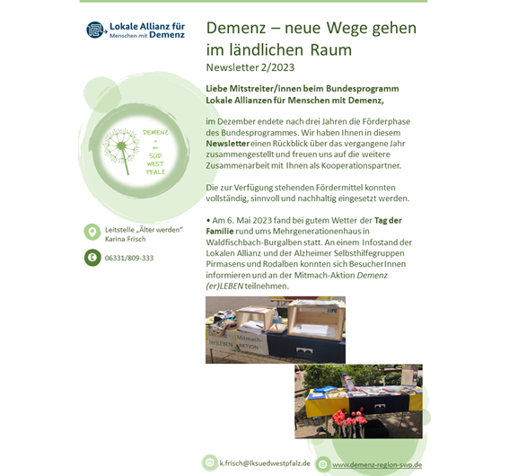 Jahresrückblick 2023 im Newsletter